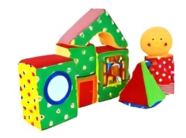 Развивающая игрушка для детей с нарушением зрения "Конструктор Колобок" - fgospostavki.ru - Белово