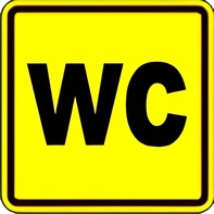 Тактильный знак (WC) 100х100 - fgospostavki.ru - Белово