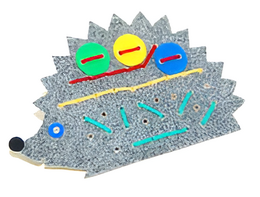 Игра-шнуровка для слабовидящих детей "Ежик" - fgospostavki.ru - Белово