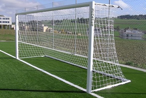 Сетка для футбольных ворот (нить 2,2 миллиметра, 7,5Х2,5Х(1Х2) ячейка 100Х100) - fgospostavki.ru - Белово