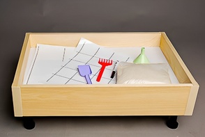 Игровой набор для экспериментов с песком "Песочница" (бук) - fgospostavki.ru - Белово