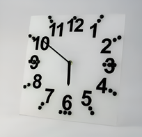 Часы тактильные настольные с крупными цифрами - fgospostavki.ru - Белово