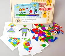 Игровой набор Фребеля "Конструктор плоскостной-4" (Серия "Эксперимент") - fgospostavki.ru - Белово