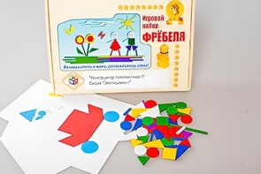 Игровой набор Фребеля "Конструктор плоскостной-1" (Серия "Эксперимент") - fgospostavki.ru - Белово