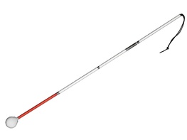 Трость складная ориентационная на крючке 120 сантиметров - fgospostavki.ru - Белово