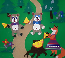 Пособие для слабовидящих детей - Театр-сказка "Два жадных медвежонка" - fgospostavki.ru - Белово