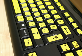 Комплект для маркировки клавиатуры азбукой Брайля - fgospostavki.ru - Белово