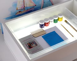 Стол-планшет "Водная фантазия" (Формат А4) - fgospostavki.ru - Белово