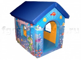 Домик игровой "Море" с рисунком (трансформируется в маты) - fgospostavki.ru - Белово