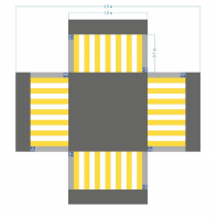 Имитация четырехстороннего перекрестка 5,5*4,5 м - fgospostavki.ru - Белово