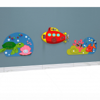 Комплект бизибордов «Подводный мир» 3 в 1 - fgospostavki.ru - Белово