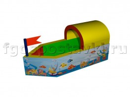 Сухой бассейн "Кораблик" с шелкографией - fgospostavki.ru - Белово