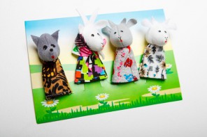 Пальчиковый театр "Волк и козлята" (4 персонажа) - fgospostavki.ru - Белово