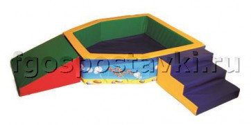 Сухой бассейн "Морская крепость" 1,5х1,2м - fgospostavki.ru - Белово