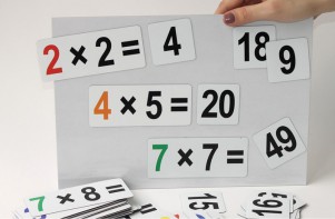 Набор магнитных карточек "Таблица умножения" - fgospostavki.ru - Белово