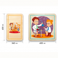 Набор стеновых панелей «Мои увлечения - Весёлые эксперименты» - fgospostavki.ru - Белово