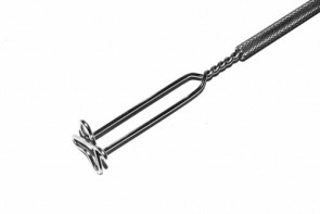 Зонд массажный логопедический Крестовина на толстой ручке с накаткой - fgospostavki.ru - Белово