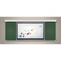 Многофункциональная раздвижная система аудиторных досок 75'' - fgospostavki.ru - Белово