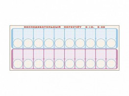 Панно "Объекты, предназначенные для демонстрации последовательного пересчета от 0 до 10; от 0 до 20" + комплект тематических магнитов - fgospostavki.ru - Белово