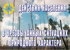 Комплект плакатов "Действия населения в ЧС природного характера" - fgospostavki.ru - Белово
