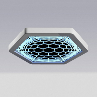 Потолочная светодиодная панель с витражом - fgospostavki.ru - Белово