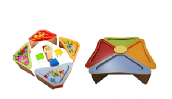 Детский тактильный песочный комплекс "Ромашка" - fgospostavki.ru - Белово