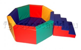 Сухой бассейн восьмигранный с лесенкой - fgospostavki.ru - Белово