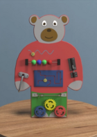 Бизиборд «Папа-медведь» - fgospostavki.ru - Белово