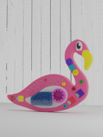 Бизиборд «Розовый фламинго» - fgospostavki.ru - Белово