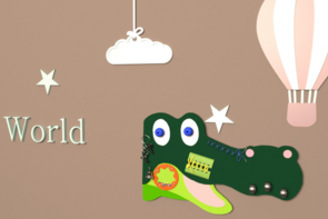 Бизиборд «Голова крокодила» - fgospostavki.ru - Белово