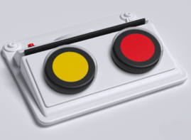 Игровой коммуникатор 2-х кнопочный со вставкой - fgospostavki.ru - Белово