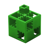 Кубик-основание зеленый 20х20 Artec - fgospostavki.ru - Белово