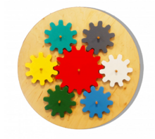 Бизиборд «Цветные шестеренки» - fgospostavki.ru - Белово