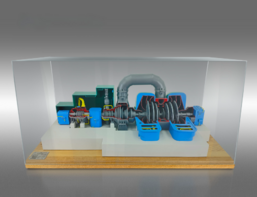 Наглядный макет "Разрез паровой турбины ТЭЦ" - fgospostavki.ru - Белово