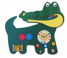 Бизиборд «Зеленый крокодил» - fgospostavki.ru - Белово