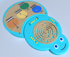 Настенный игровой элемент «Гусеница» - fgospostavki.ru - Белово