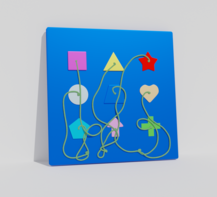 Тактильно-развивающая панель «Геометрия» - fgospostavki.ru - Белово