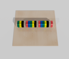 Тактильно-развивающая панель с разноцветными кругами - fgospostavki.ru - Белово