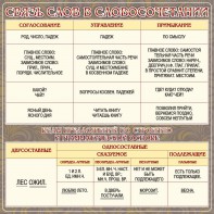 Стенд "Связь слов в словосочетании" - fgospostavki.ru - Белово