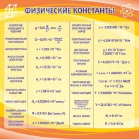 Стенд "Физические константы" - fgospostavki.ru - Белово