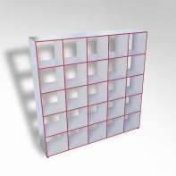 Шкаф открытый многосекционный ТР25 ЛДСП - fgospostavki.ru - Белово