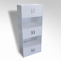 Шкаф широкий полуоткрытый ТР4 ЛДСП  - fgospostavki.ru - Белово