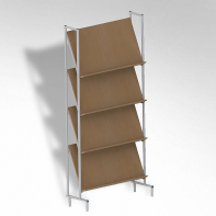 Стеллаж на металлокаркасе демонстрационный - fgospostavki.ru - Белово