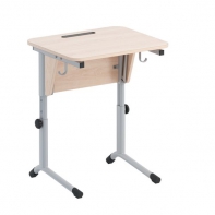 Стол ученический с наклоном столешницы (0-24°) на плоскоовальной трубе - fgospostavki.ru - Белово