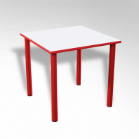 Стол квадратный ТР нерегулируемый на металлокаркасе  - fgospostavki.ru - Белово