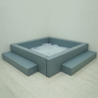 Сухой бассейн с шариками и RGB-подсветкой 140х140 см - fgospostavki.ru - Белово