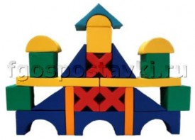 Мягкий модуль-конструктор "Терем" (23 элемента) - fgospostavki.ru - Белово
