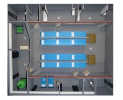 Макет "Убежище в разрезе" (встроенное убежище) - fgospostavki.ru - Белово