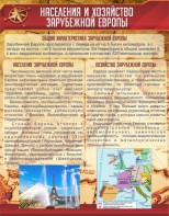 Стенд "Населения и хозяйство Зарубежной Европы" - fgospostavki.ru - Белово