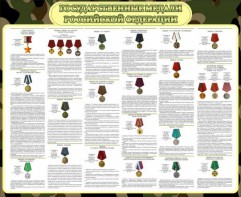 Стенд "Государственные медали РФ" - fgospostavki.ru - Белово